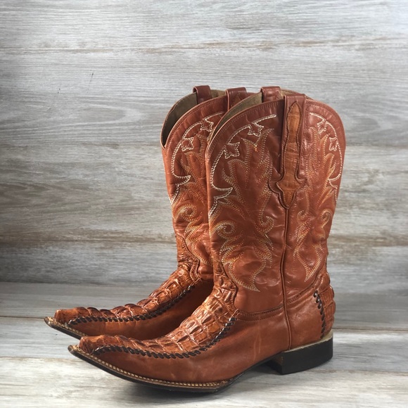 BOTAS AGUILA REAL Exotic Alligators Cowboy Boots - Picture 2 of 14